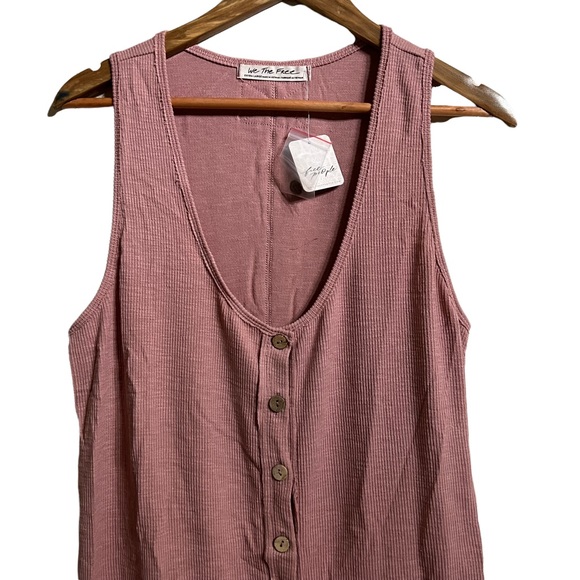NWT Free People We The Free Gia Long Vest in Lilac Wine - Picture 7 of 9